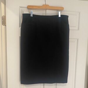 Talbots Elegant Black Pencil Skirt